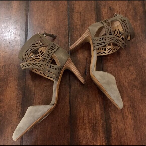 Joe's Grey Suede Heel - Picture 3 of 3